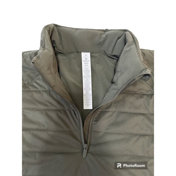 *NWT, Lululemon, Women, Dynamic Movement Half Zip Jacket, Army Green, Sz 8 - Picture 6 of 8